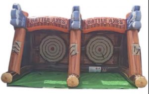 inflatable axe throwing game rental bronx ny